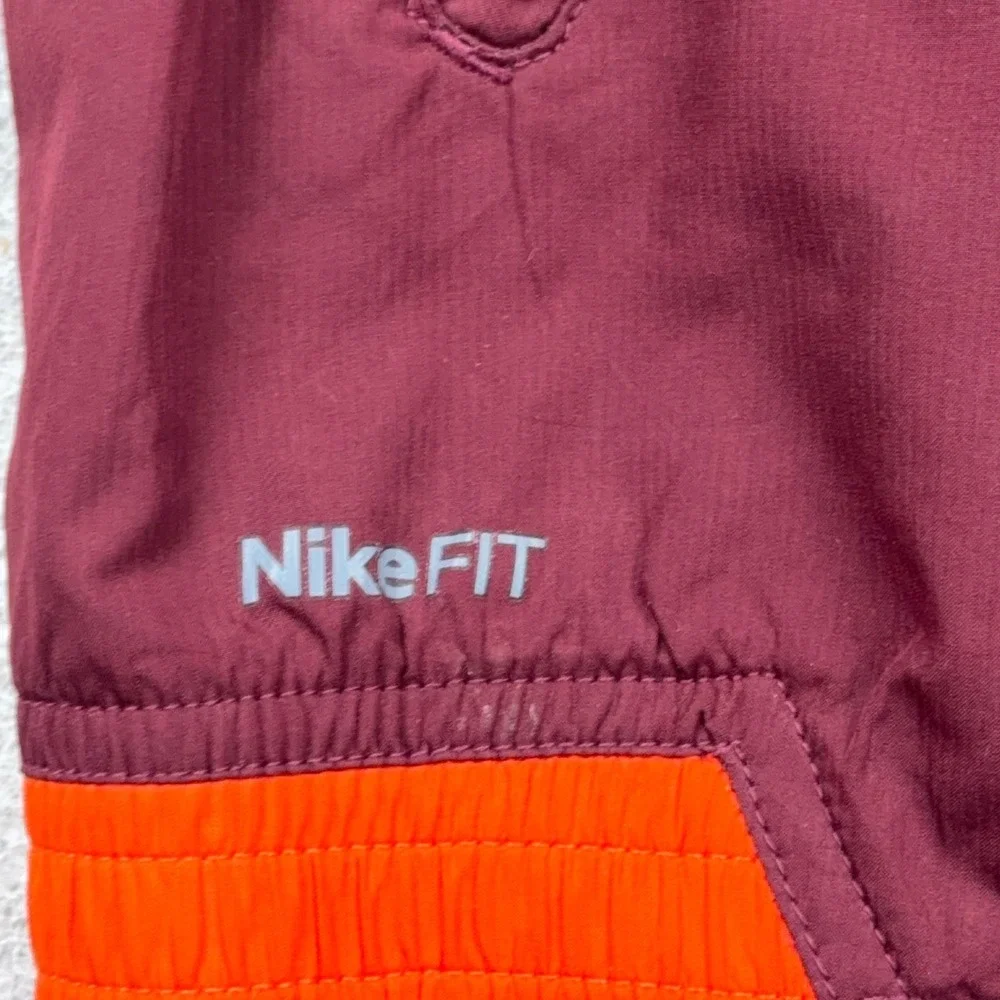 Virginia Teck Hokies Jacket Men Medium Full Zip Windbreaker Nike Fit Storn Y2K
